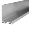 Profil aluminium en L pour ép 40 , 42 , 45 et 50 mm